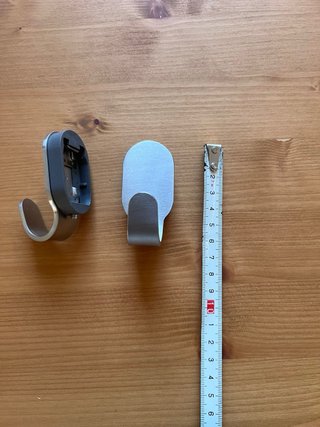 2 Colgadores metálicos Ikea
