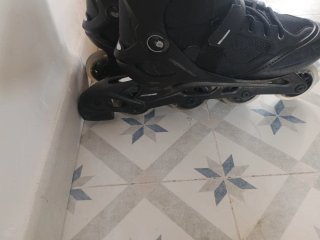 Patines en línea negros talla 43