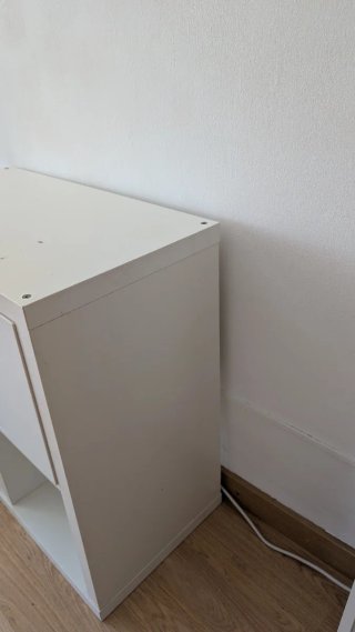 Estantería Kallax con puertas blanca