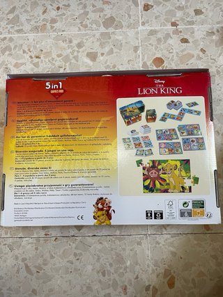 Juego Disney El Rey León 5 en 1