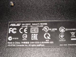 Portátil ASUS Negro