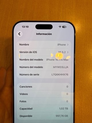 iPhone 16 Pro Max Plata