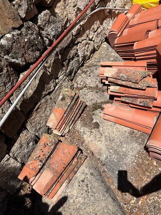 Tejas de terracota para tejado