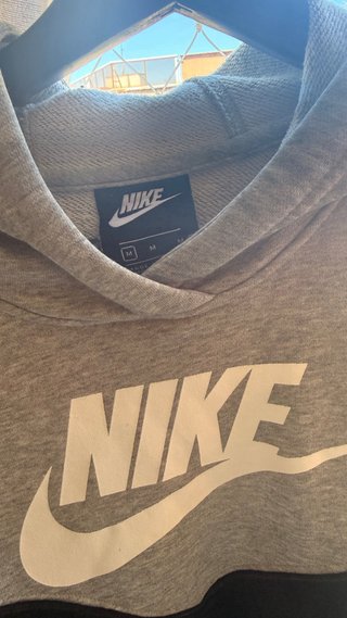 Vestido Nike Sportswear Gris y Negro Talla M