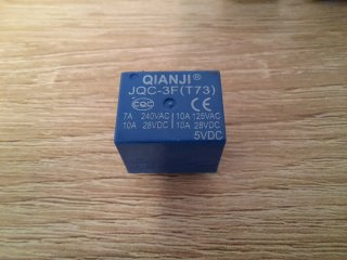 10 Relés QIANJI JQC-3F(T73) 5VDC