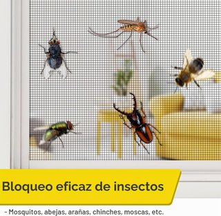 Mosquitera para Ventana  120x140cm Negra