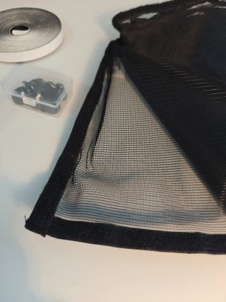 Mosquitera para Ventana  120x140cm Negra