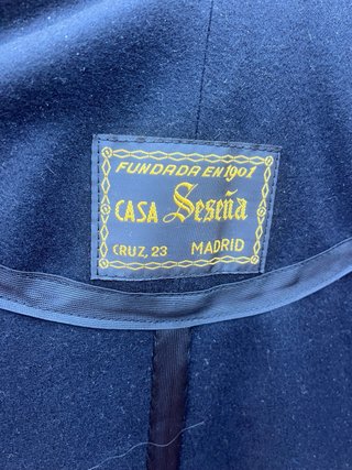 Cappotto nero da uomo