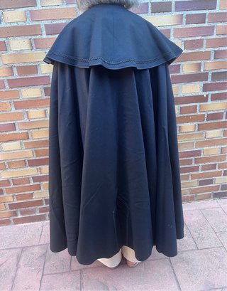 Cappotto nero da uomo