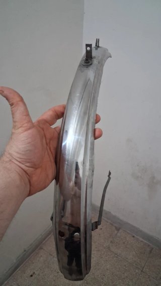 Coppia Parafanghi Inox Bici