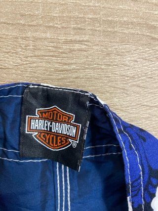 Pantaloncini Harley Davidson Hawaii Blu- costume