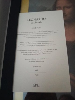 Colección Cuadros Leonardo 500 La Gioconda