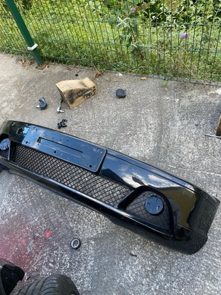 Parachoques bmw e46 con antinieblas