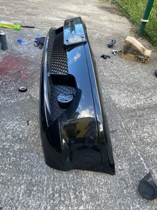 Parachoques bmw e46 con antinieblas