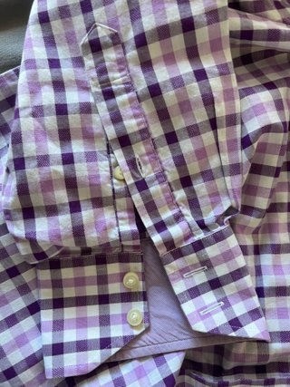 Camisa Tailorbird Morada Cuadros