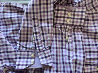 Camisa Tailorbird Morada Cuadros