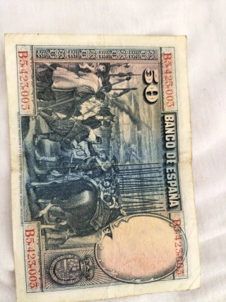 2 Billetes 100 pesetas 1925 felipe