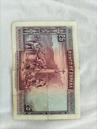 2 Billetes 100 pesetas 1925 felipe