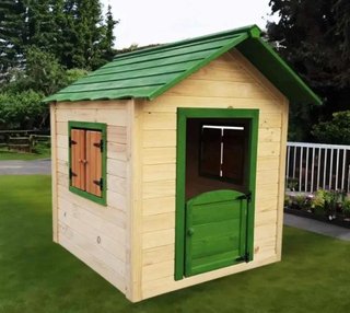 Casita infantil madera 138x116x132 cm