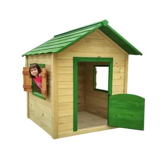 Casita infantil madera 138x116x132 cm