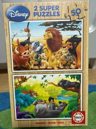 2 Puzzles Disney 50 Piezas