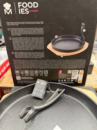 Piedra Horno Masterpro Hierro Fundido Ø 25cm