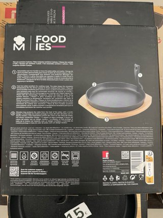 Piedra Horno Masterpro Hierro Fundido Ø 25cm