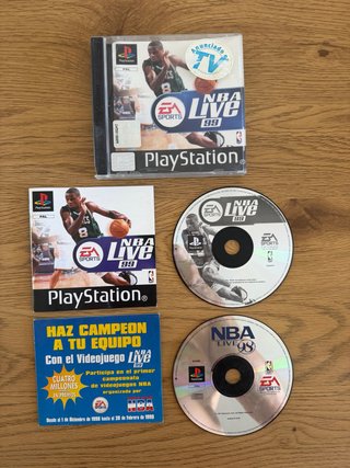 NBA Live 98 y 99 PlayStation