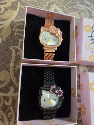 Set 2 Relojes Hello Kitty Nuevos Caja
