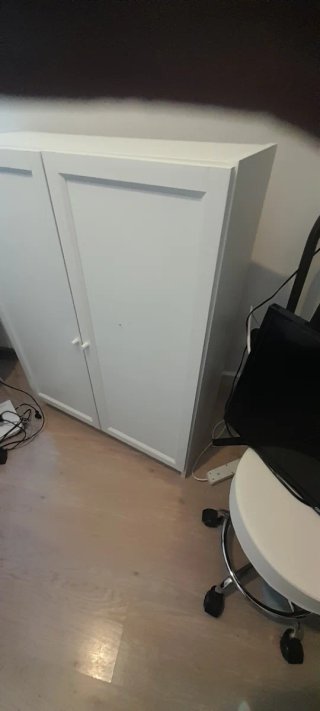 Mueble de estantes blanco