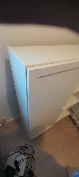 Mueble de estantes blanco