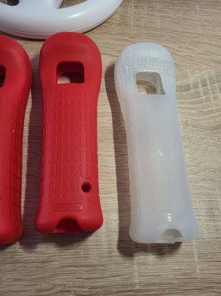 Fundas Originales Nintendo Wii + 2 Volantes