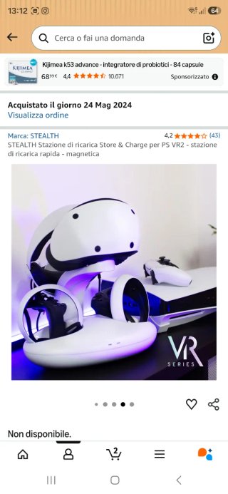 Stazione Ricarica VR2 .NUOVA. Marca STEALTH.