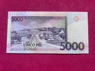 Billete 5000 Dobras Santo Tomé y Príncipe 2004