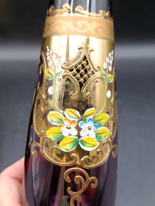 Jarrones de cristal artístico de Bohemia