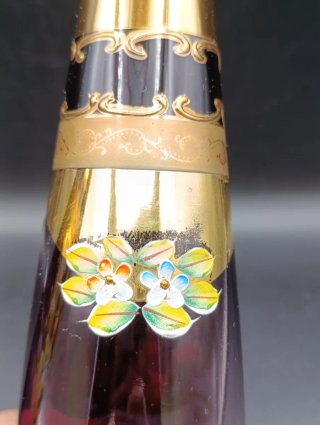 Jarrones de cristal artístico de Bohemia