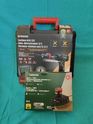 Parkside Avvitatore 12V + Batteria + Caricatore