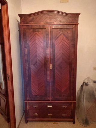 Mueble de madera escritorio antiguo