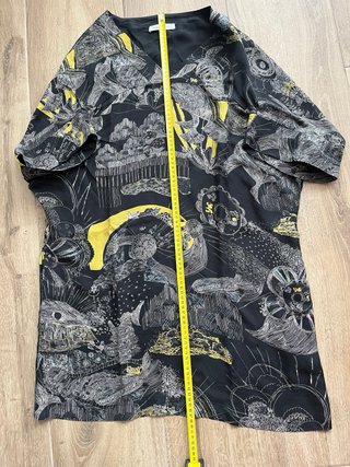 Vestido Kimono See by Chloé, seda 100%
