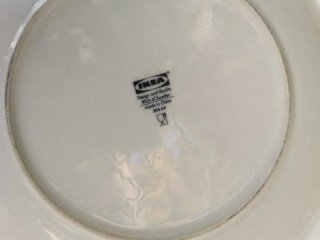 Set 8 Piatti IKEA Porcellana Bianchi e 4 beige