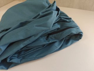 Saco de Dormir Verano 220 x 90 cm Azul Cremallera