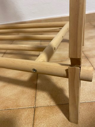 Perchero Infantil Madera Blanco