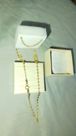 Collar de Oro fino ley 750 (18 kilates) Nacional.