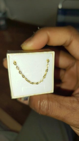 Collar de Oro fino ley 750 (18 kilates) Nacional.