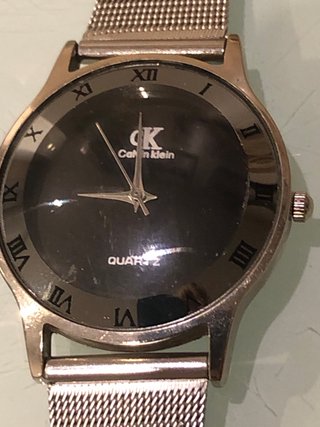 Reloj Calvin Klein Hombre Negro/Plata