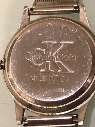 Reloj Calvin Klein Hombre Negro/Plata
