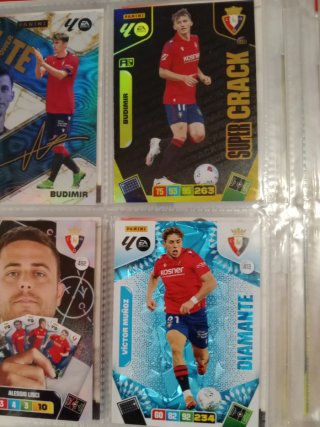 Pack cromos MEGACRACKS 2025-26 C.A.Osasuna