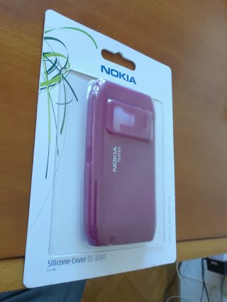 Funda Silicona Nokia CC-1005 Morada N8