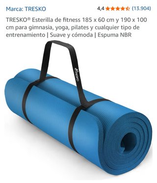 Esterilla Pilates verde turquesa oscuro