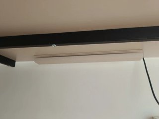 Escritorio Gaming L Blanco y Negro
